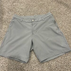 lululemon athletica Men's Light Gray Athletic Shorts